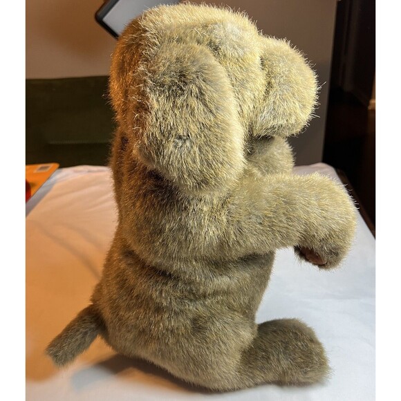 Folkmanis Folktails 2006 Sitting Brown Dog Puppet 13” Vintage Collectable - Picture 2 of 6